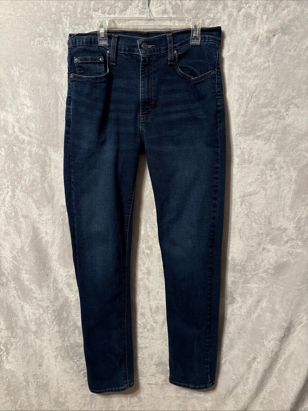 George Slim Straight Slimming Dark Blue Jeans 32x32